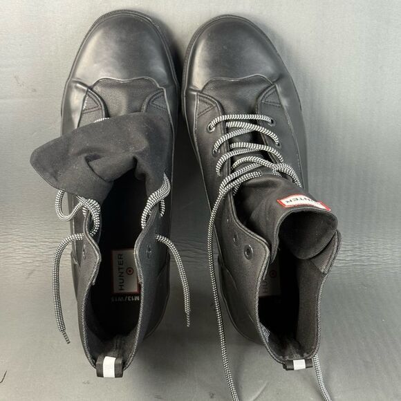 Hunter dipped high top canvas sneaker sneaker boot shoes for men size 13 - Picture 6 of 8